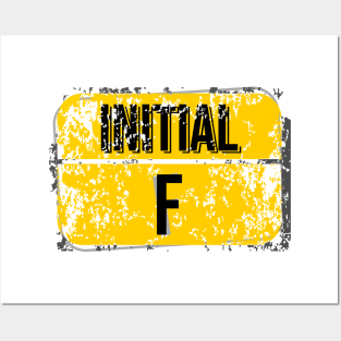 For initials or first letters of names starting with the letter f Posters and Art